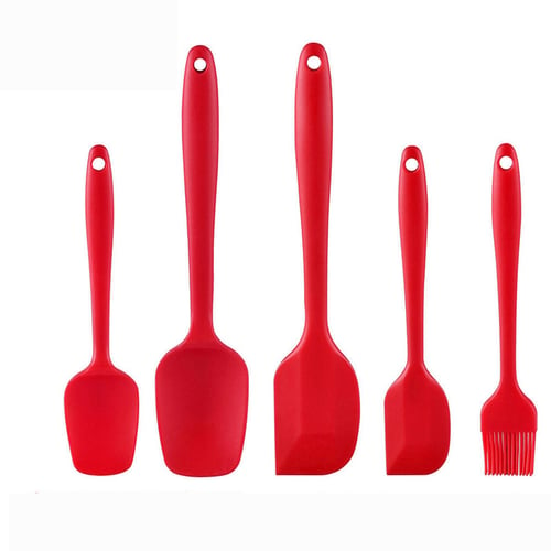 Kitchen Utensils Silicone, 2Pcs Baking Utensils Spatulas, Heat