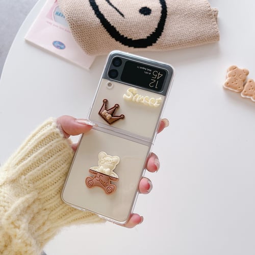 Cute Smile Sunflower Bracelet Phone Case Samsung Galaxy Z Flip 3