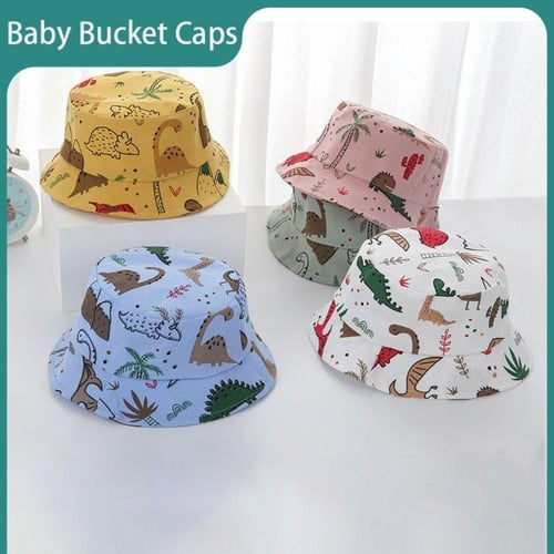 Scalp Protection Adjustable Baby Bucket Caps Children Sunscreen