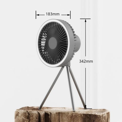 Portable Camping Fan Rechargeable Outdoor Camping Ceiling Fan Led