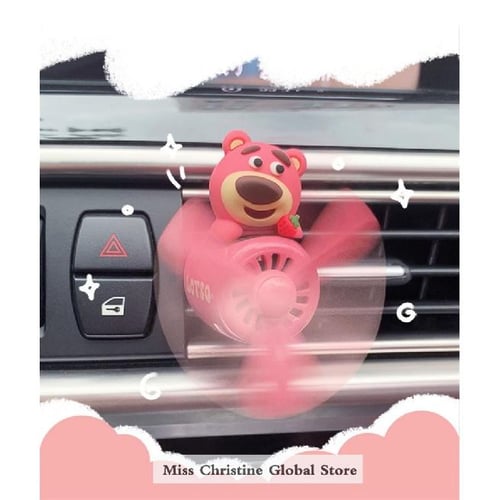 1 Set Car Aromatherapy Diffuser Easy Installation Cute Bear Pilot