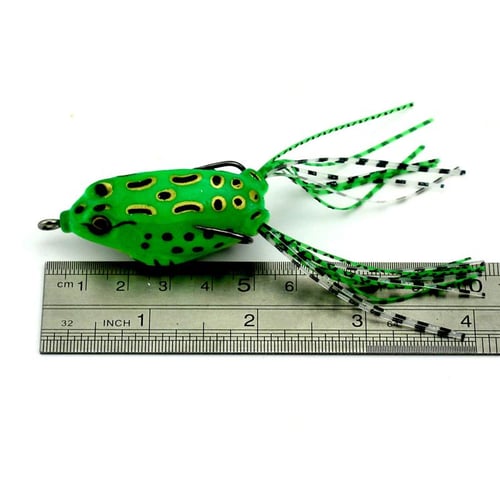 5pcs/Lot Soft Frog Fishing Lures Double Hooks Artificial Minnow