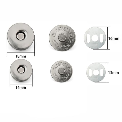 Cheap 10Sets Pants Skirt Brass Invisible Hook Buckle Clothing Buttons Bra  Closure 11.5-24mm