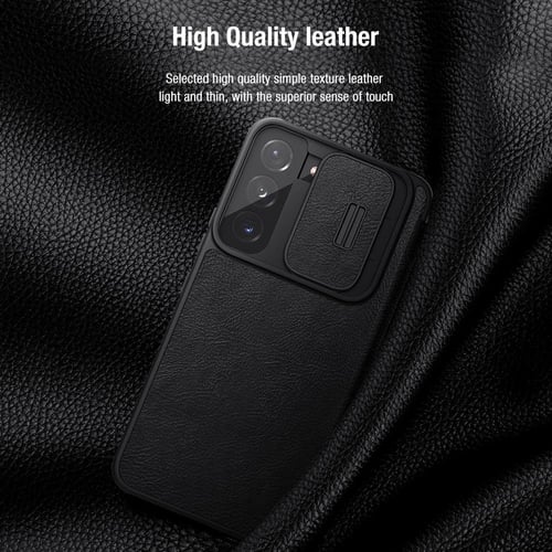 Samsung Galaxy S23 Ultra case gray NILLKIN QIN PRO LEATHER (CLOTH