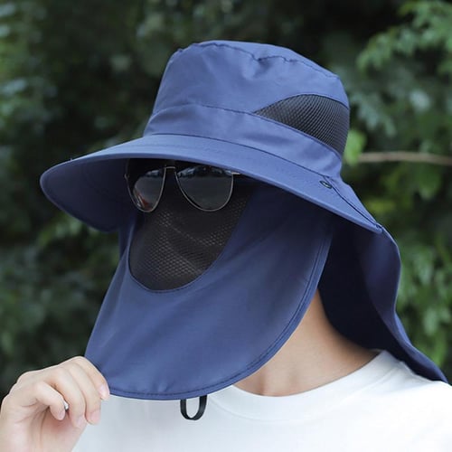 Summer Sun Hats Uv Protection Outdoor Hunting Fishing Cap For Men