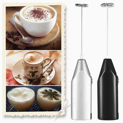 Mini Milk Frother Electric Egg Beater Hand Shake Whisk Mixer Coffee Tool  Kitchen