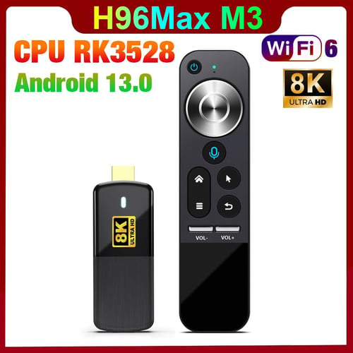 Android 11.0 TV Box H96 MAX RK3566 Quad Core 8GB RAM 64GB ROM with Dual  Wi-Fi 2.4G/5.0G, BT 4.0/ 3D Ultra HD 8K/ H.265/ 1000M LAN/ USB 3.0 Smart TV