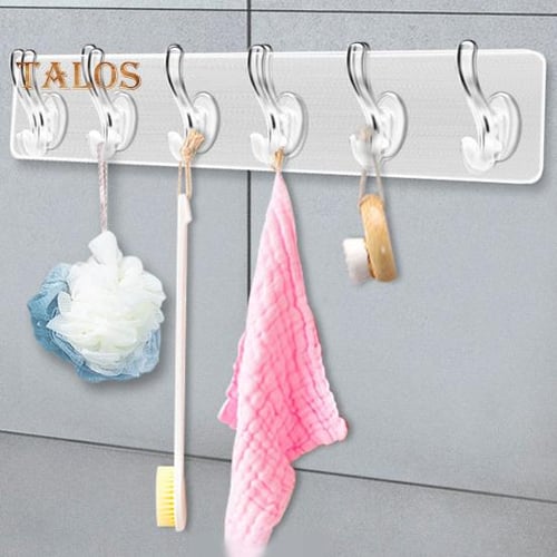 3/5/10 Pcs Towel Hooks Anti-slip Storage Smooth Edge Premium