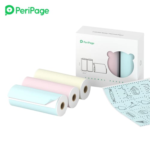 Printable Sticker Paper Roll Direct Thermal Paper With Self