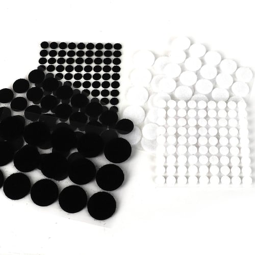 Strong Nylon Velcro Self Adhesive Patches Dots Fasteners For