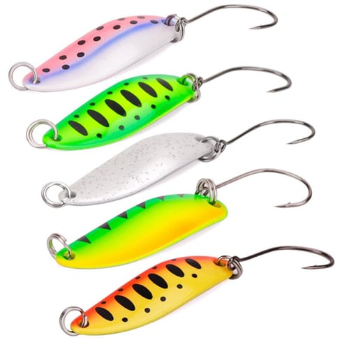 Fishing Spinning Bait Spoon Fishing Lures Set 2.5g Artificial Bait With  Hook - buy Fishing Spinning Bait Spoon Fishing Lures Set 2.5g Artificial  Bait With Hook: prices, reviews