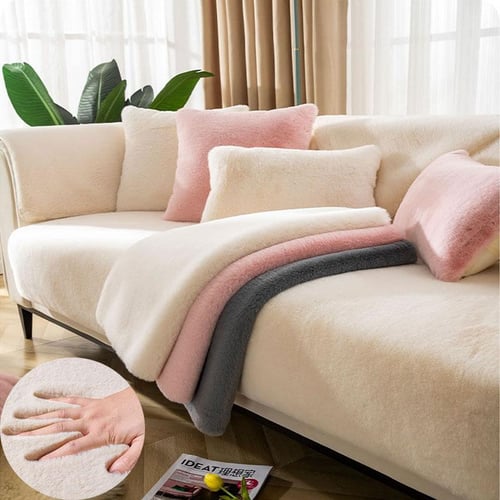 Four Seasons Cartoon Sofa Cushion Chenille Sofa Towel Corner Sofa