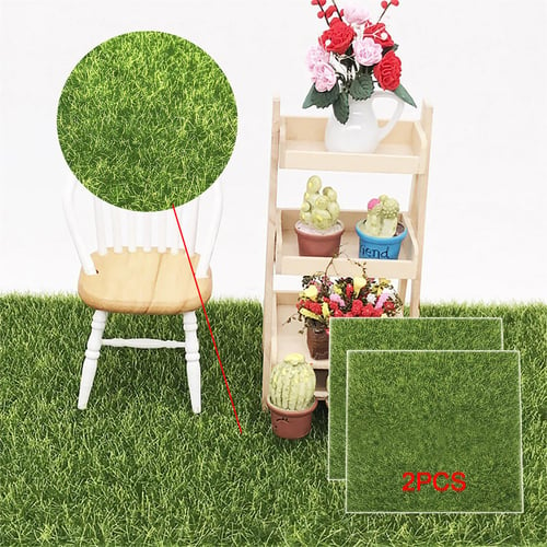 6PCS Fairy Garden Grass Miniature Artificial Craft Grass Dollhouse Ornament  DIY