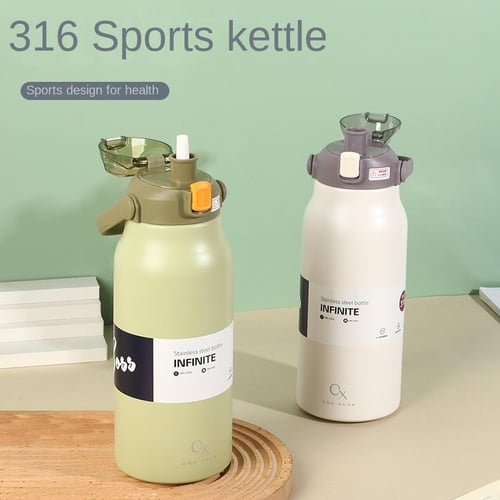 Large Capacity Gradient Luxury Sport Water Bottle Portable