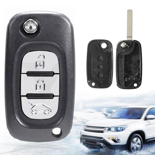 Accessories ABS Flip Folding Replacement 2/3 Buttons Remote Key Fob Car Key  Shell Remote Key Case - buy Accessories ABS Flip Folding Replacement 2/3  Buttons Remote Key Fob Car Key Shell Remote