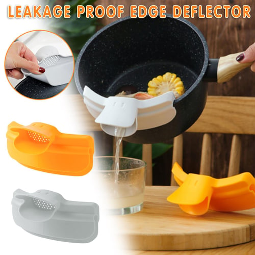 Kitchen Gadgets Pour Soup Diversion Safety Silicone Plate Kitchen Special  Tools