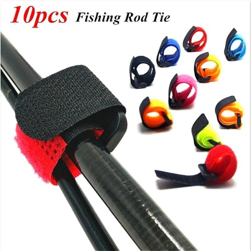Cheap Fishing Rod Tie Holder Reusable Pole Storage Lightweight Flexible  Beam Pulling Device Accessories