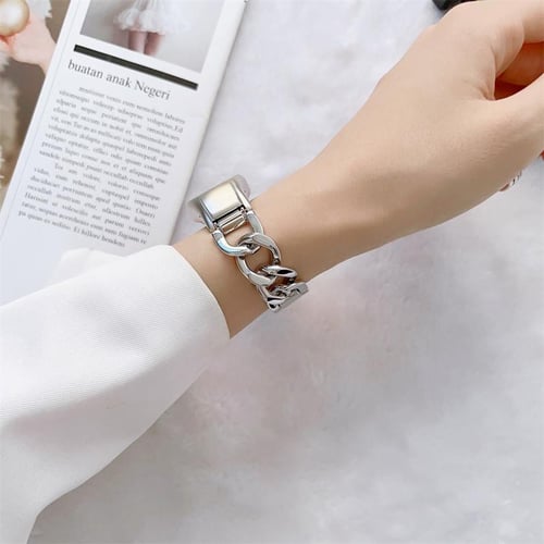 Luxury Strap For Xiaomi Mi Band 7 6 5 4 3 Stainless Steel Wrist Metal  leather Bracelet for Mi Band 7 Strap women girl Wristbands - buy Luxury  Strap For Xiaomi Mi