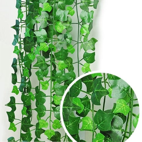 2.4m Artificial Ivy Green Leaf Garland Plants Vine Foliage Flowers Home  Decor - buy 2.4m Artificial Ivy Green Leaf Garland Plants Vine Foliage  Flowers Home Decor: prices, reviews