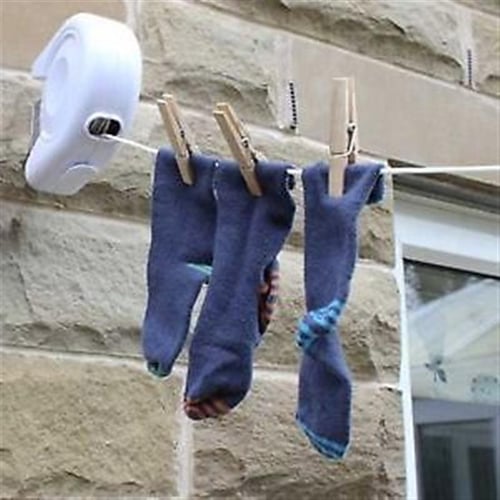 Retractable Clothes Line Heavy Duty Portable Clothes Dryer With 2