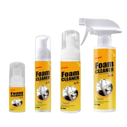 120ml Foam Cleaner Spray,Multifunctional Cleaning Spray Leather  Decontamination Foam Cleaner All-Purpose Foam Cleaner For Car 