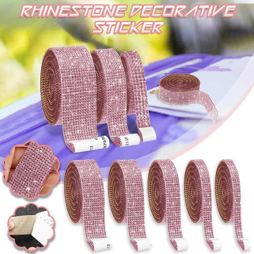 Rhinestone Ribbons Rhinestone Strips Ribbon Resin Rhinestone Strips Crystal  Rhinestone Ribbon 2PCS Resin Rhinestone Strips Ribbons Crystal Glitter  Rhinestone Trim For DIY Shoe Bag 