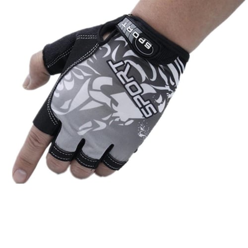 Cycling Gloves for Kids Boy Breathable Half Finger Gloves Mitten