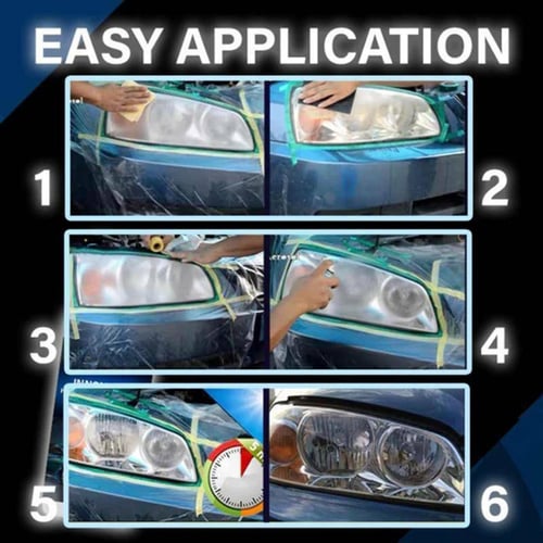 1pc 50ml Car Headlight Repair Solution, Headlight Crystal Plating