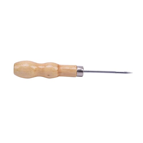 2PCS Needle Wooden Handle Punch Awl Maker Cone Leather Craft Sewing  Supplies - buy 2PCS Needle Wooden Handle Punch Awl Maker Cone Leather Craft  Sewing Supplies: prices, reviews