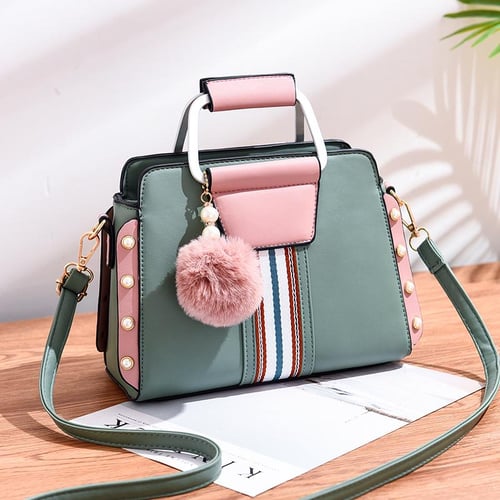 Women Bag 2023 New Fashion Hand-held Bag Ladies Embroidered One-shoulder  Messenger Bag Tide Pink Bag