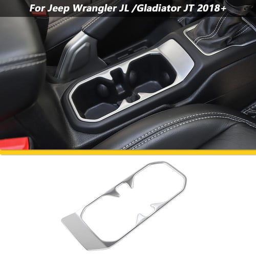 Car Front Drink Cup Holder Decoration Cover for Jeep Wrangler JL