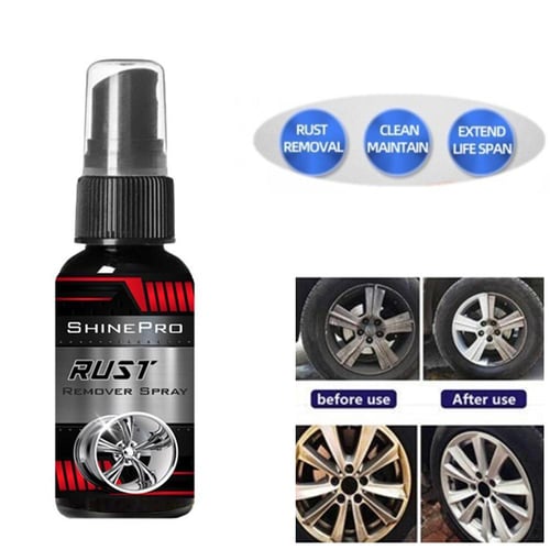 Car Rust Remover Spray Metal Chrome Paint Cleaner Maintenance Iron