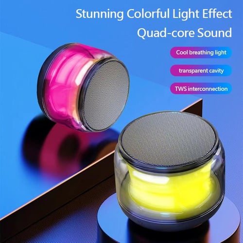 Colorful Breathing Light Bluetooth Speaker 360° Surround Sound Long Battery  Life Outdoor Sports Mini Speaker - buy Colorful Breathing Light Bluetooth  Speaker 360° Surround Sound Long Battery Life Outdoor Sports Mini Speaker