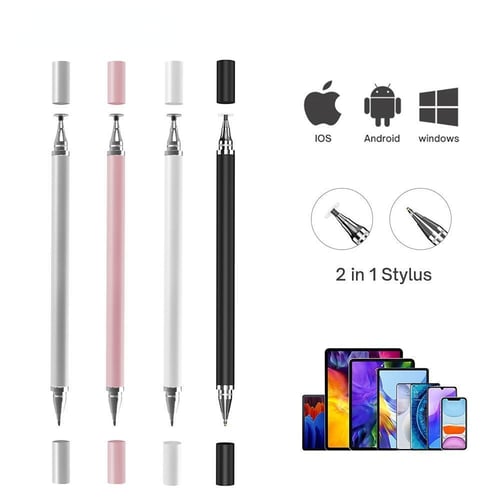 Universal 2 In 1 Stylus Drawing Tablet PC Pens Capacitive Screen Caneta  Touch Pen for Mobile Android Phone for IPad Smart Pencil Accessories