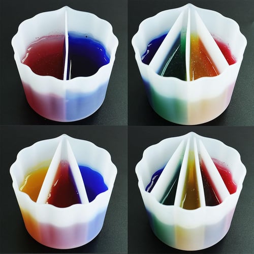 Pour Split Cup Silicone Epoxy Mix for Paint Pouring Cups DIY Acrylic Paint  Resin Mold Fluid Art Jewelry Making Tools - buy Pour Split Cup Silicone  Epoxy Mix for Paint Pouring Cups