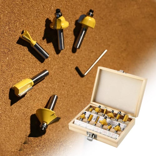 12 Piece Set Of Woodworking Milling Cutter Set, Trimming Machine, Electric  Wood Milling And Carving Machine, Milling Cutter, Trimming Cutter - buy 12  Piece Set Of Woodworking Milling Cutter Set, Trimming Machine