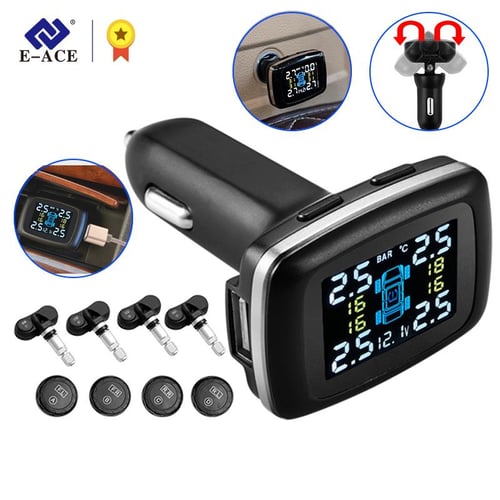 Tire Pressure Monitor,Auto Car Tire Pressure Monitor System USB