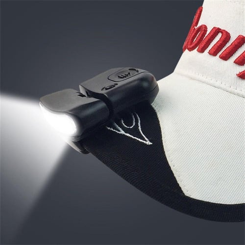Hat Clip Light 5 Led Headlamps Cap Lights Clip On Hat Headlight Night Fishing  Light With Battery For Hiking Fishing