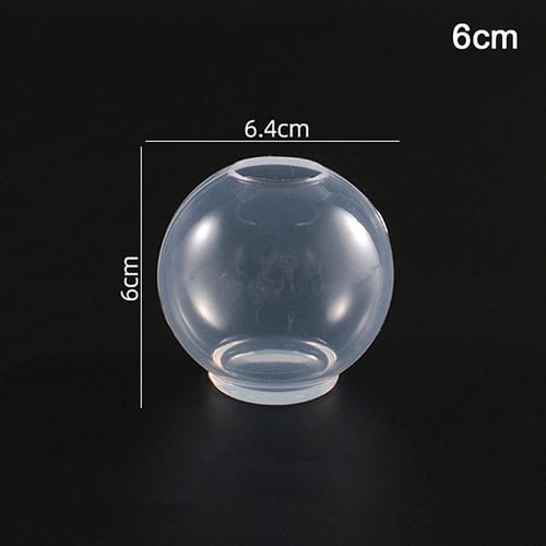 15pcs Sphere Silicone Epoxy Molds Round Ball Jewelry Candle Resin Mould  Tools