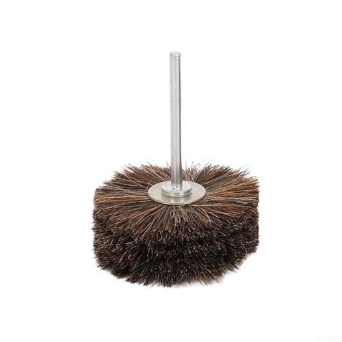 1pc Wooden Handle Wool Brush For Removing Scalp Dandruff And Cleaning Hair