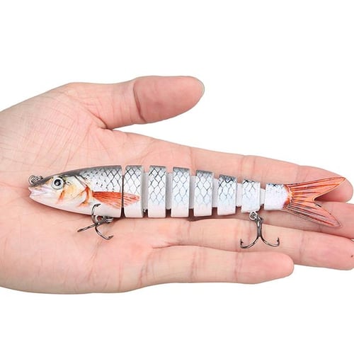 1pc 13.28cm 19g Multi Jointed Fishing Lures Swimbait Life-like 8 Section  Sinking Tackle - buy 1pc 13.28cm 19g Multi Jointed Fishing Lures Swimbait  Life-like 8 Section Sinking Tackle: prices, reviews