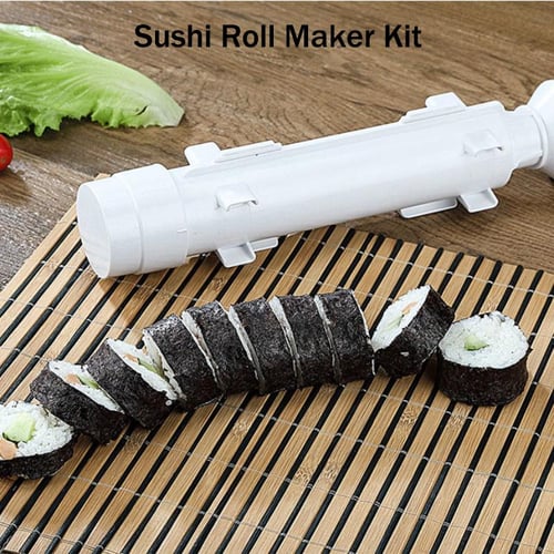 Sushi Mold All In One Sushi Bazooka Maker DIY Rice&Sushi Roller Machine  Sushi Maker Sushi Making Kit&Set Kitchen Sushi Tool Easy Sushi Rolling  Cooking