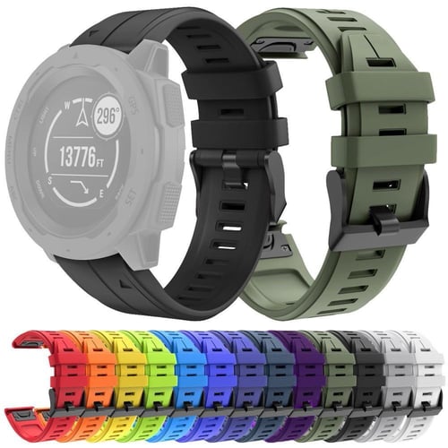 For Garmin Instinct 2/2S Strap Soft Silicone Watch Band Strap Wristband  Bracelet