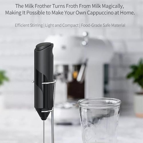 Electric Milk Frother Automatic Handheld Foam Coffee Maker Egg