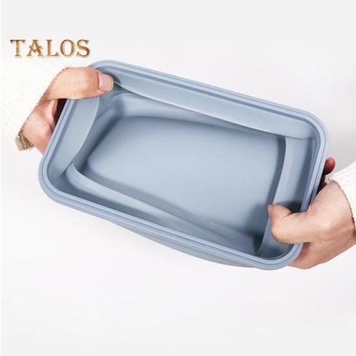 1set 800ml Three-compartment Plastic Lunch Box With Bag And Utensils, Cute  Bear Pattern Leakproof Portable Bento Box Microwave Food Container Suitable  For Adults Office