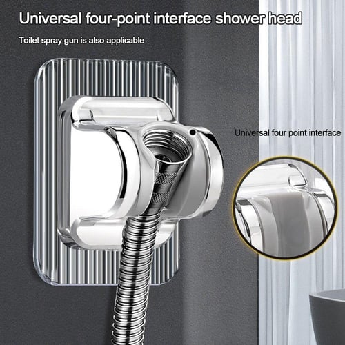 Shower Head Holder Bracket With Hook For Sprayer Wall Mounted