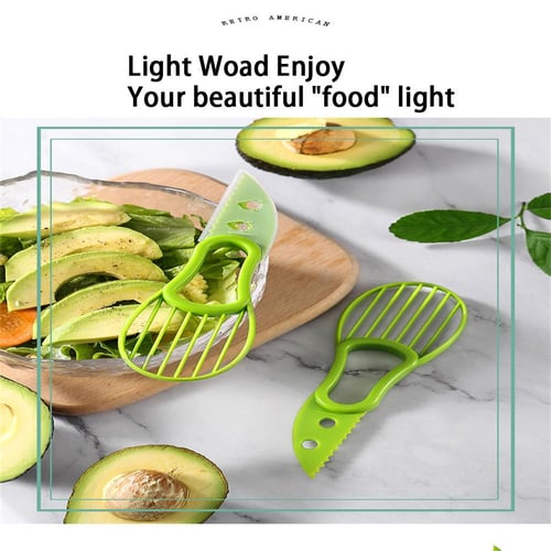 1pc Avocado Slicer And Pitter 3 In 1 Avocado Cutter Tool Avocado Tool  Multifunctional Avocado Knife Tool Avocado Peeler 3 In 1 Avocado Slicer  With Non