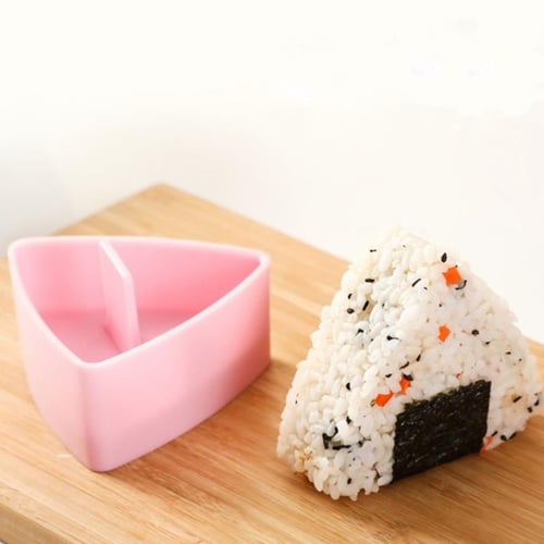 2PCS Sushi Mold Onigiri Rice Ball Food Press Triangular Sushi