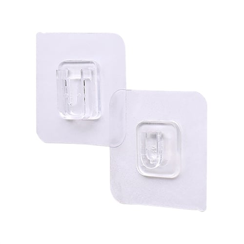 2PCS/Set Waterproof Razor Holder for Shower, Adhesive Hooks Heavy Duty  Stick on Wall Hooks, Towel Hooks, Door Hooks, Stainless Steel Plug Hooks,  Adhesive Holders for Hanging Clothes Kitchen Bathroom Hook