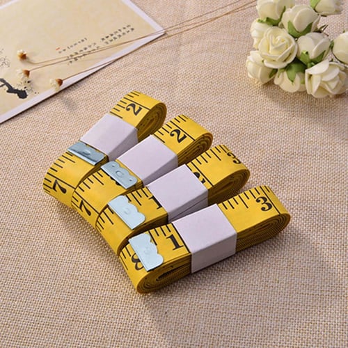 1x Random Color Retractable Tape Measure Sewing Dieting Tapeline